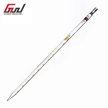 Lab klaasi mõõtmise pipett 1ml