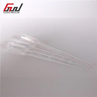 Plastikust Pasteur pipett 3 ml